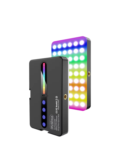 Luz Led Rgb Portátil Recargable Panel Compacta Foto Video