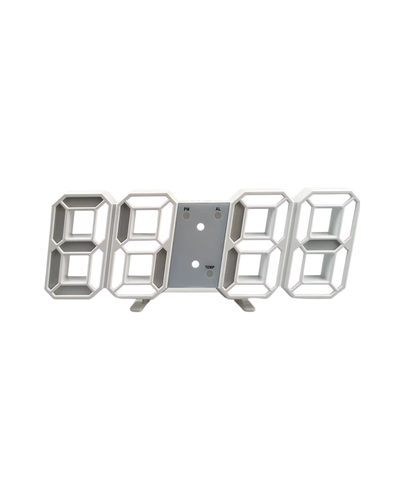 Reloj Led Digital 3d Alarma Luz Temperatura Fecha Pared Escritorio