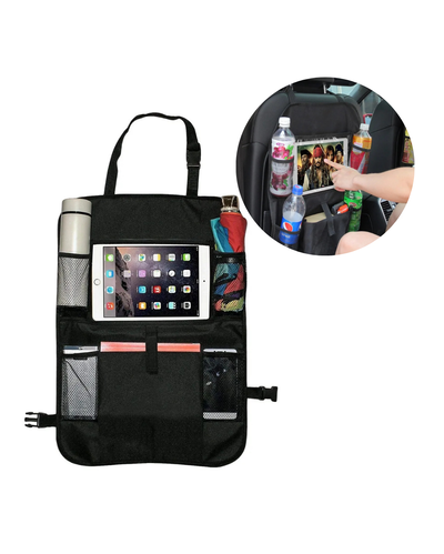 Organizador Asiento Trasero Porta Tablet Bolsillos Multiuso