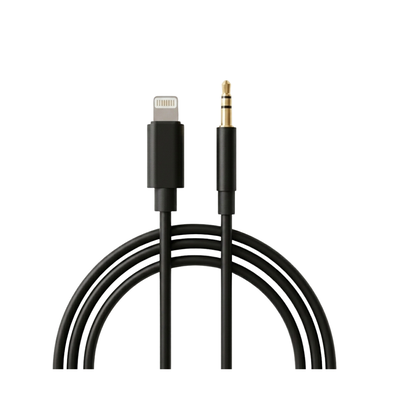 Cable Auxiliar Para Ficha Lightning A 3.5mm Audio Auto 1.2m