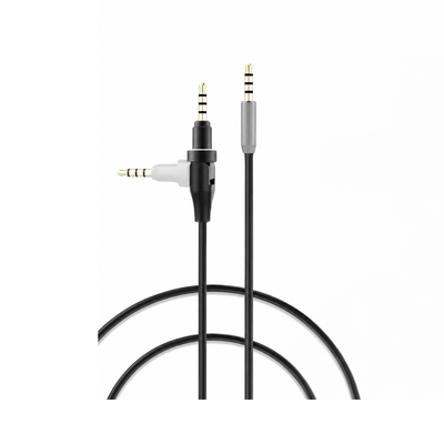 Cable Auxiliar 3.5mm Ficha Movil Recto O 90 1.2mts Flexible
