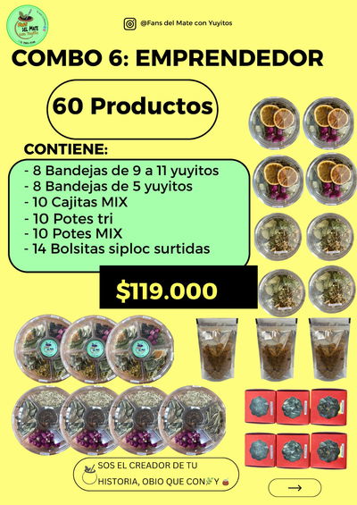 Combo 6 Negocio - 60 Productos