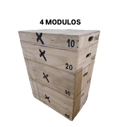 Cajón salto 1mts alto Regulable 4 Modulos