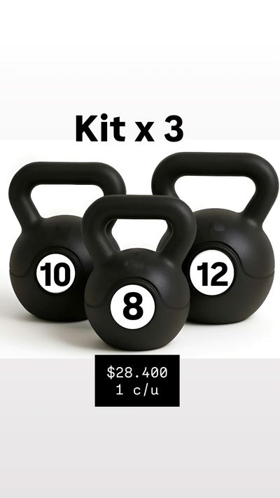 Kit Rusa x 3 (8,10 12kg)