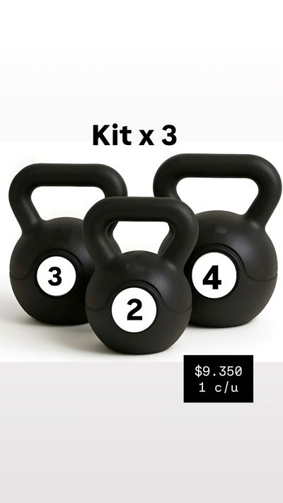 Kit Rusa x 3 (2,3,4kg)
