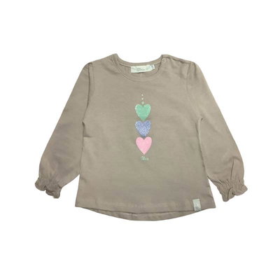 Remera beba corazones m/l