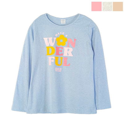 Remera niña m/l wonderful