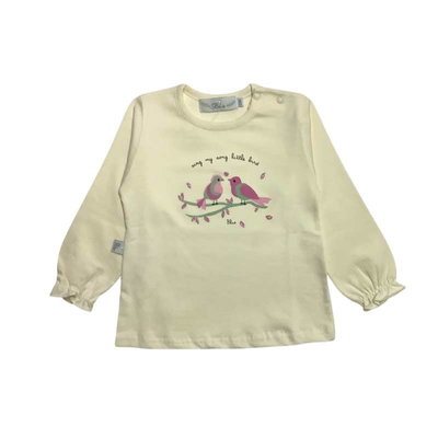 Remera beba pajaritos m/l 