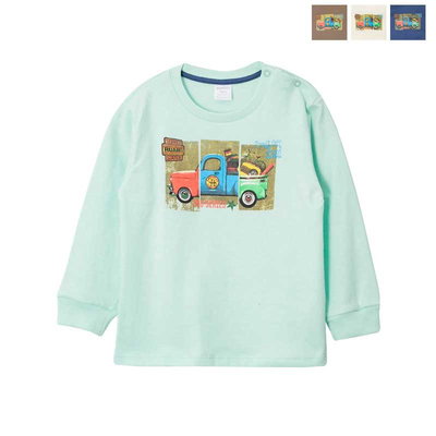 Remera bebe m/l camioneta