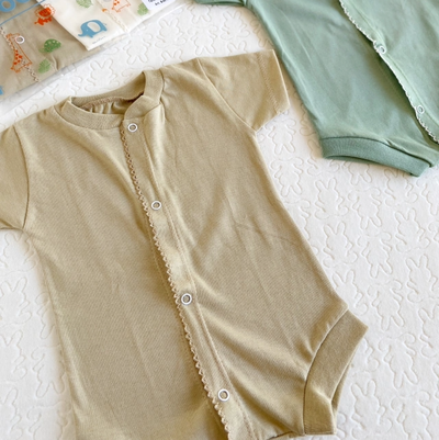 Body algodón manga corta