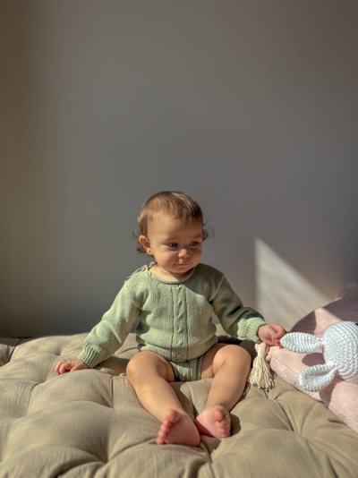 Body tejido manga larga