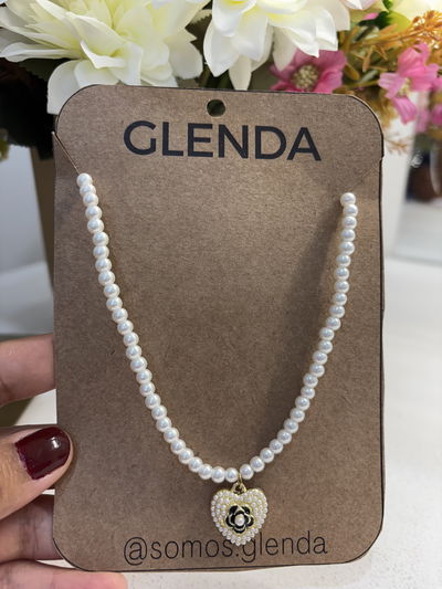 COLLAR PERLA CORAZON