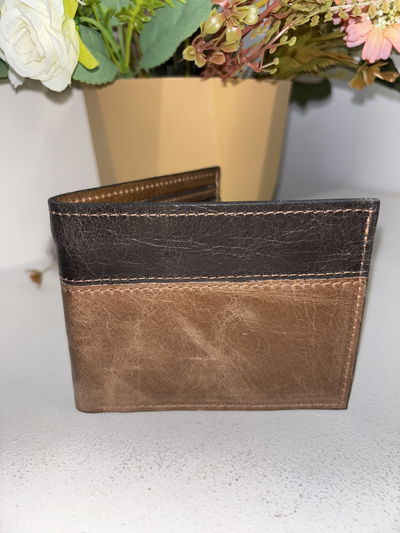 Billetera de cuero de hombre