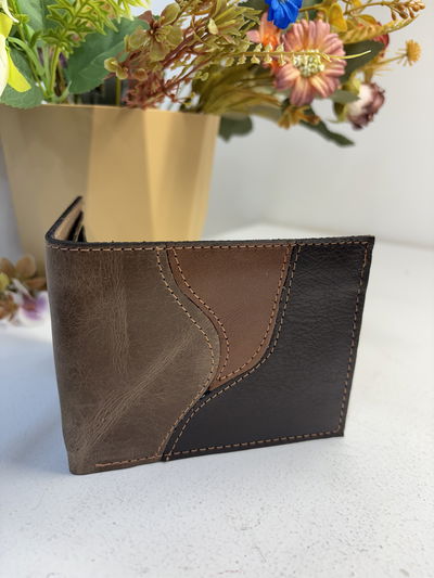 Billetera de cuero de hombre