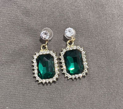 AROS STRASS VERDE
