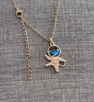 COLLAR ASTRONAUTA STRASS