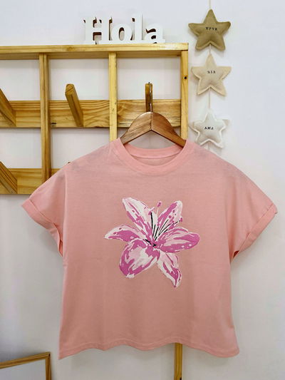 REMERA FLORCITA
