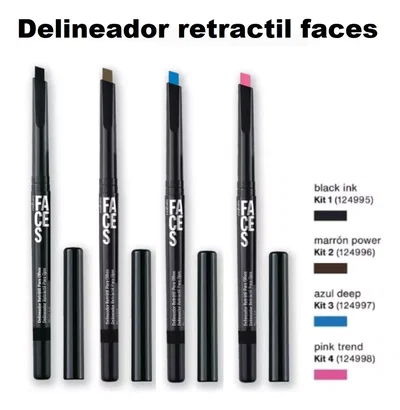 DELINEADOR RETRACTIL FACES - NATURA
