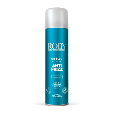 FIJADOR DE PELO ANTI FRIZZ 390ML - ROBY 