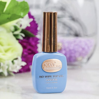 ESMALTE NAVI NO WIPE TOP GEL CRYSTAL