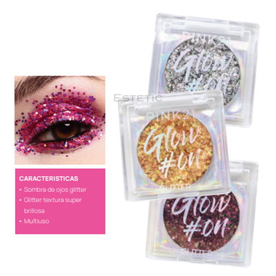 SOMBRAS GLITTER - PINK 21