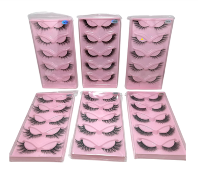 KIT PESTAÑAS POSTIZAS X5 PARES