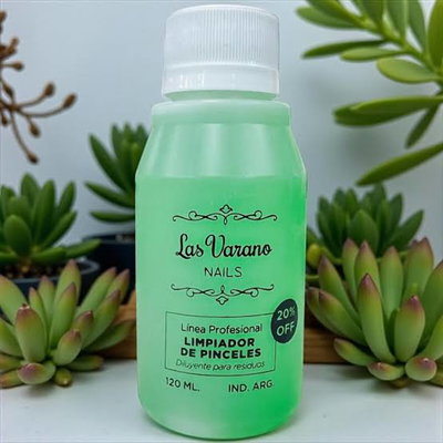 LIMPIADOR DE PINCELES 120ML - LAS VARANO