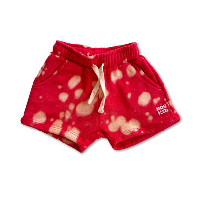 SHORT MANCHAS ROJO BEBÉ