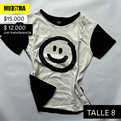 REMERA SMILE MUESTRA