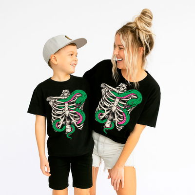 PACK SNAKE : REMERÓN ADULTO + REMERA NIÑX