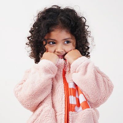 CAMPERA CORDERITO ROSA