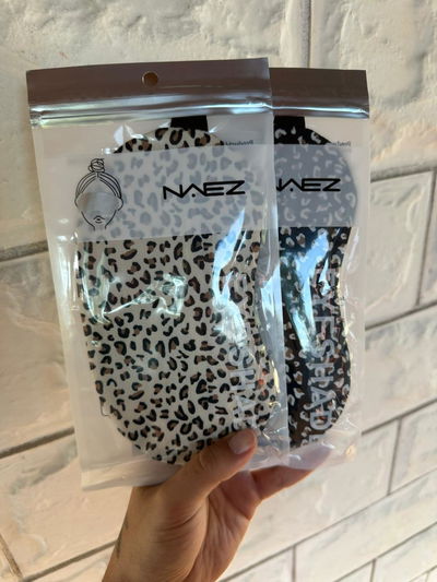Antifaz de gel animal print