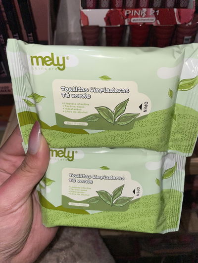 Toallitas desmaquillante x10 Te verde