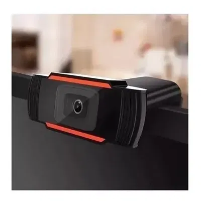 Cámara Web Streaming Pc Usb Full Hd 1080p Micrófono Color Negro