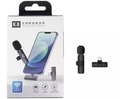 Micrófono Inalámbrico Corbatero Profesional USB-C 