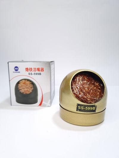 Limpiador Profesional de Puntas de Soldador – Sunshine GOLD con Esponja Metálica