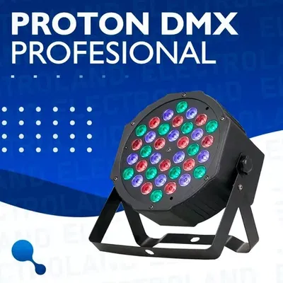 Tacho Led Proton 36 Led Rgb Audioritmico Dmx