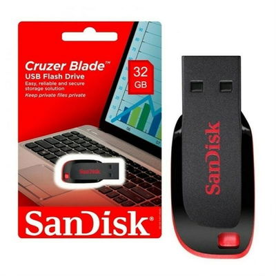 PENDRIVE 32GB SANDISK CRUZER BLADE 
