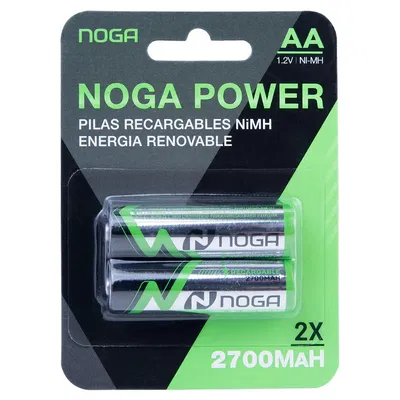 Pilas Recargables NOGA Power– AA 2700mAh