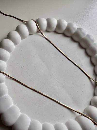 Cadena snake fina 60 cm