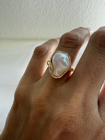 Anillo perla 