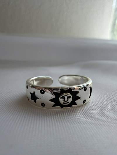 Anillo sol y luna
