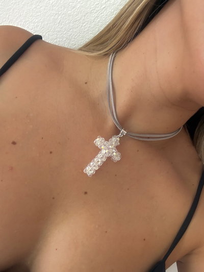 Choker Cruz tornasol 