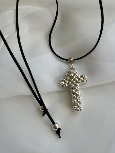 Choker Cruz silver 