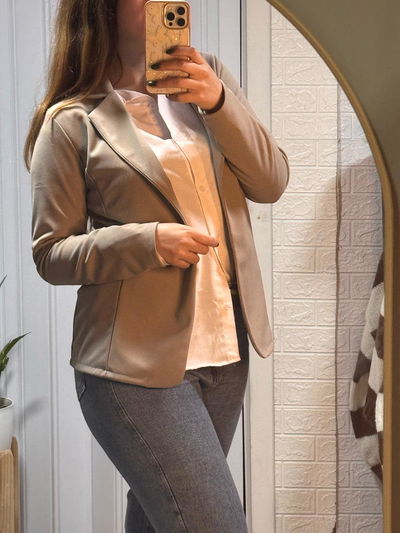Blazer sastrero crep 