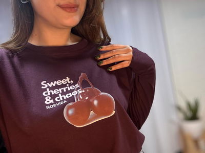 Camiseta over con estampa