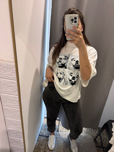 Remera Boxy bulldog