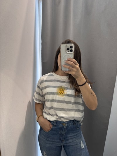 Remera rayada sol Argentina☀️
