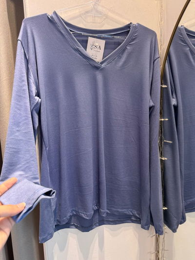 Camiseta cuello V modal soft