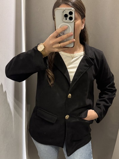 Blazer de gamuza Bernardette